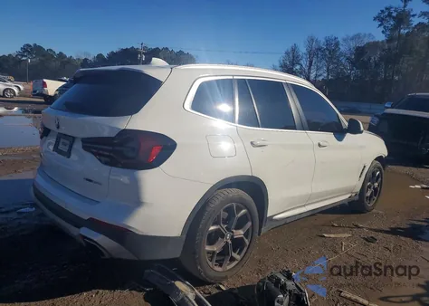 2022 BMW X3 Sdrive30I z USA, uszkodzony, nr VIN 5UX43DP07N9N05928